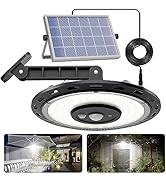 FabStyl Solar Wall Light Outdoor 2 Pieces RGB Solar Lights Outdoor Garden Colour Change Synchronous Waterproof IP65 Projector Lamp 10 Lighting Modes for Garden Decoration Wall