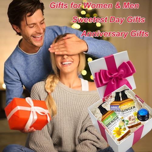 3 Pack Massage Oil for Massage Therapy,Sore Muscle Arnica Oil & Relaxing Lavender Oil & Ginger Oil Lymphatic Drainage & Massage Ball,Mothers Day Gifts for Wife,Gifts from Husband,Gifts for Mom - Image 3