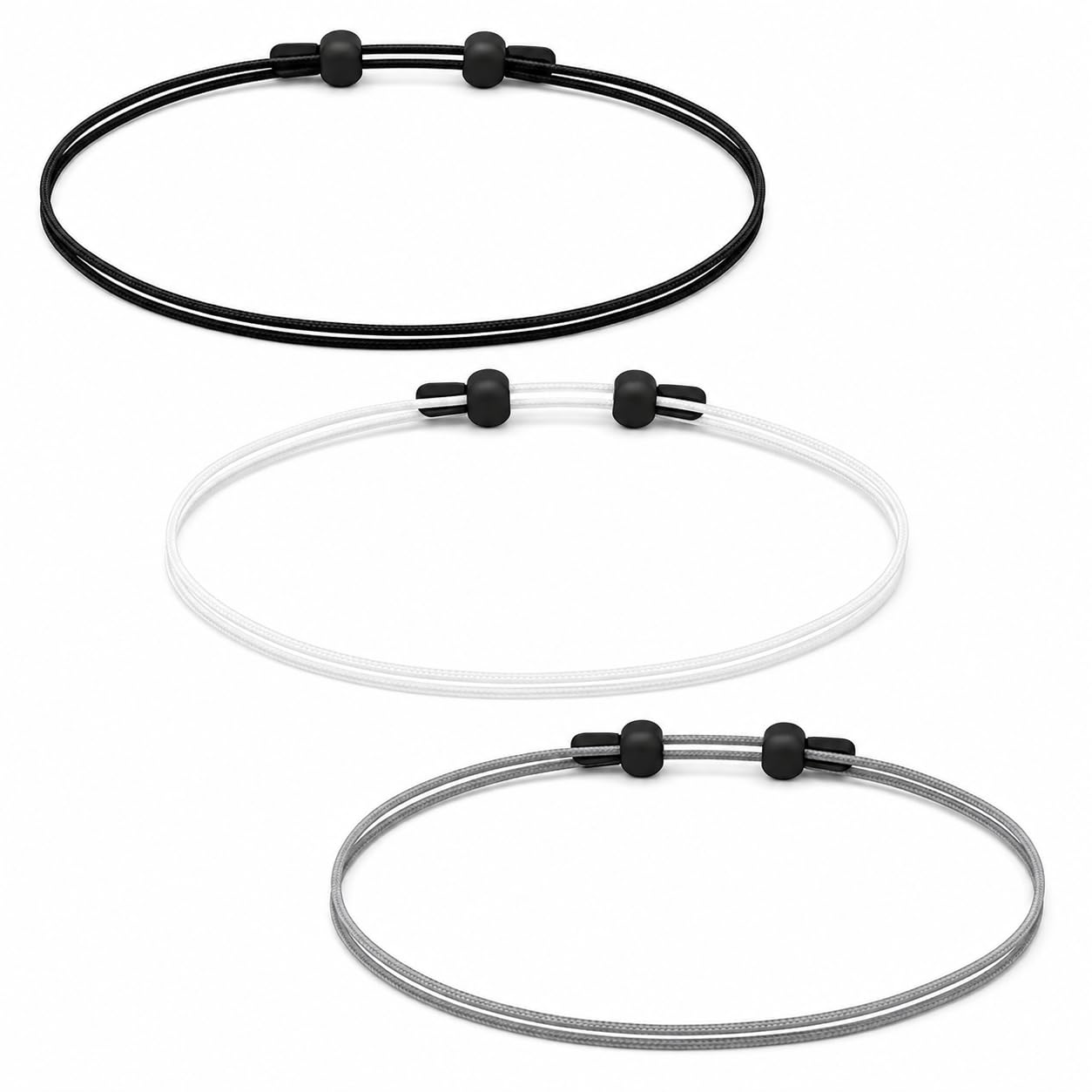 3 Pcs Tucking Belt for Shirt, Adjustable Hidden Shirt Tuck Band for Women, Elastic Crop Tuck Cord for Oversized T-Shirt, Blouse, Sweater, Jeans & Office Wear, Black White Grey-image-20