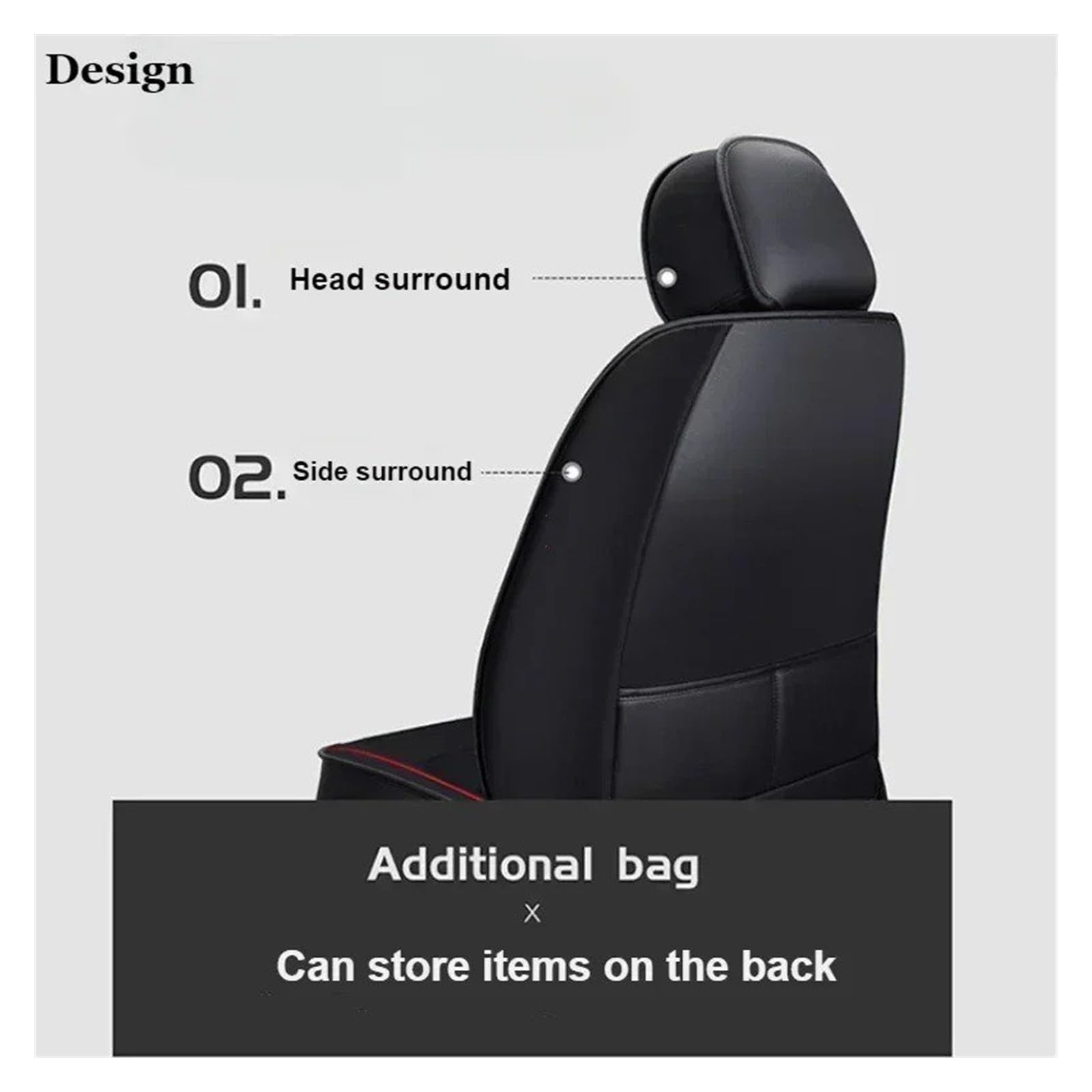 Cubre Universal Protector Banco Dividido Frontal Único para Las Cuatro Estaciones Ajuste Universal para Mayoría Los SUV Juego Fundas Asiento Cuero PU