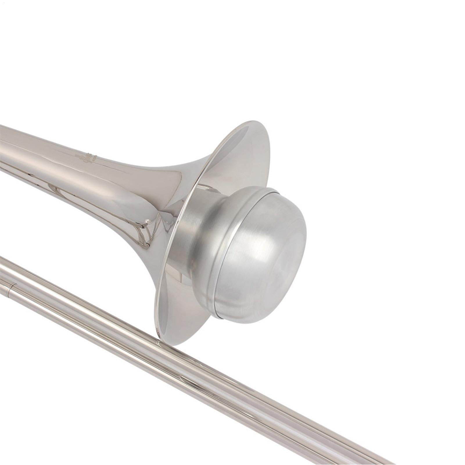 Büroklammer Straight Mute, Mute Posaunen-Tasse, Aluminium, tragbar, tragbar, Muted, professionelles Übungswerkzeug, Musikinstrumentenzubehör für Zuhause, niedriger Ton