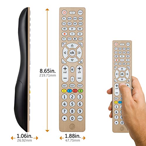 GE Controle remoto universal, controle remoto universal de TV para Roku TV, Samsung, Vizio, LG, Sony