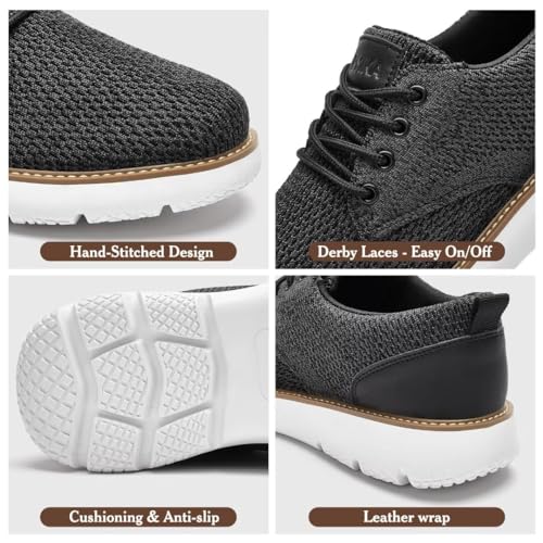 Image of Men's Breathable Mesh Comfortable Business Casual Shoes with Sneakers Design for Long Standing, Office Work, Formal Occasions & Walking