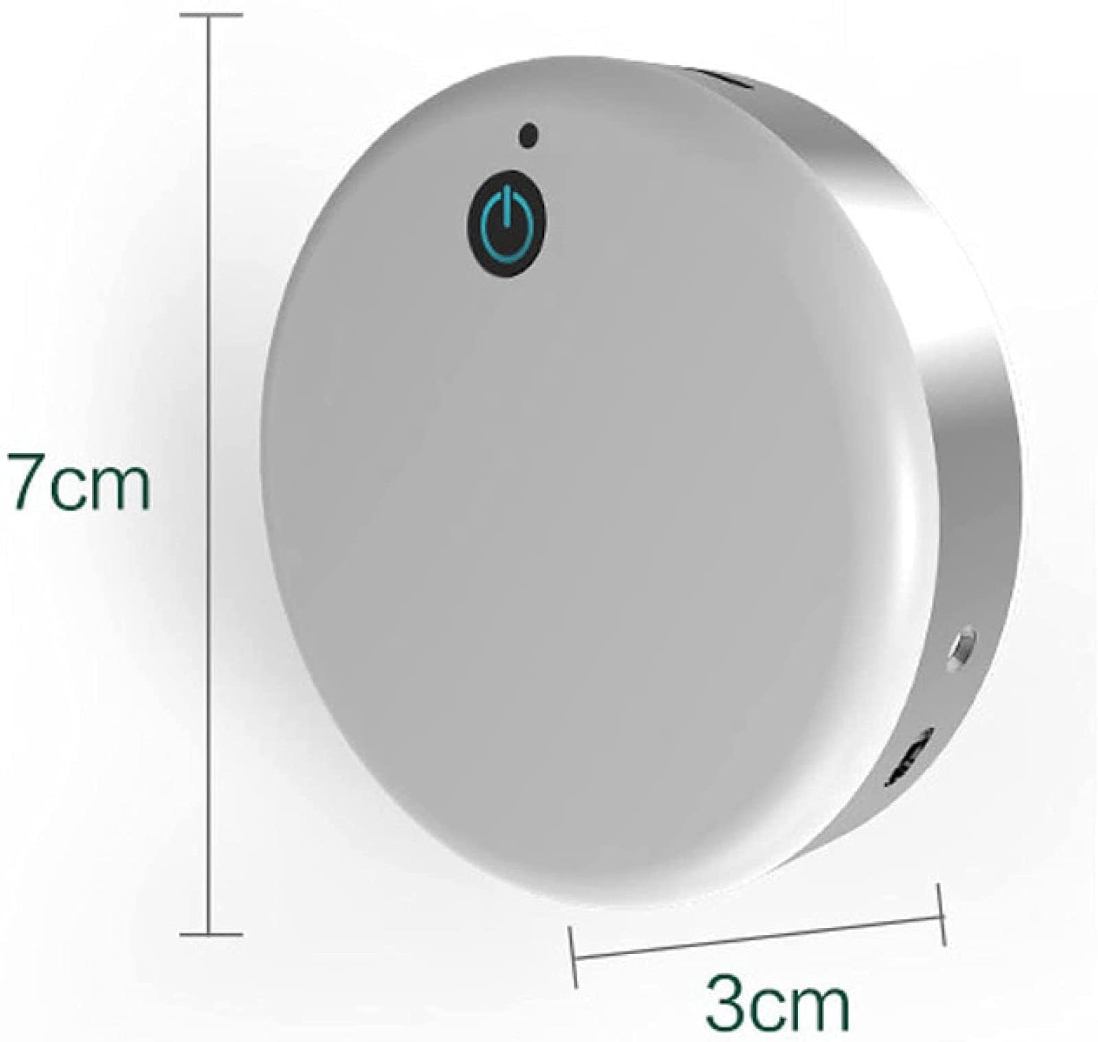 ZKHD Mini Purificador de Aire de Ozono, Esterilizador de Desodorización Portátil, Purificador de Aire con Recarga USB para Armario, Armario, Armario, Baño, Coche, Mascotas,Purple