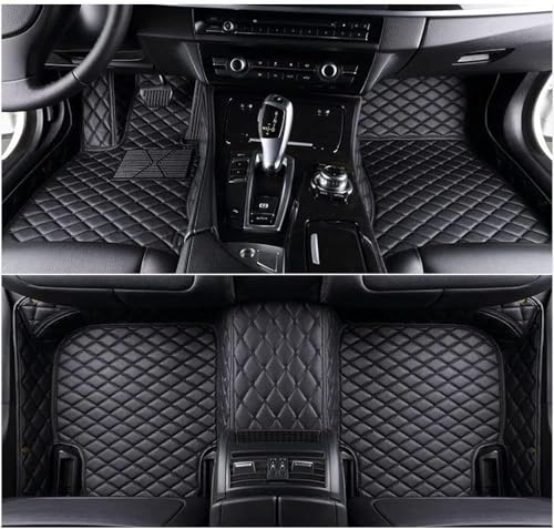 RJPQBNMKLL Custom Car Floor Mats for Mercedes-Benz A B C E G CL CLA CLE CLK CLS ML AMG-GT EQA EQB EQC EQE EQS GLA GLB GLC GLK GLS SL SLC SLK S R Luxury Carpets Waterproof Car Mats (All Black)