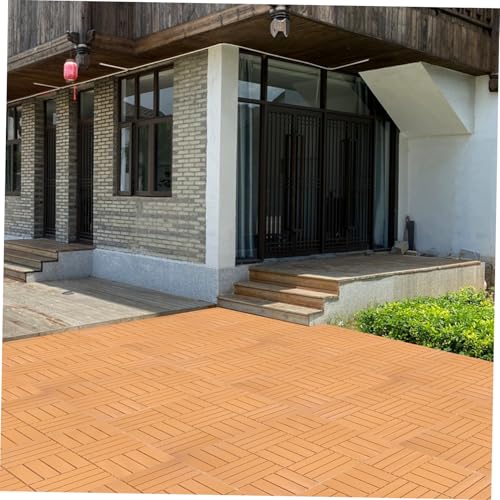 Dalles de terrasse emboîtables plastique faciles à assembler pour rénovation sol - 4