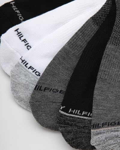 Image of Tommy Hilfiger Womens Quarter Socks - 6 Pack Soft Cushioned Athletic Performance Ankle Socks for Women for Sports and Running