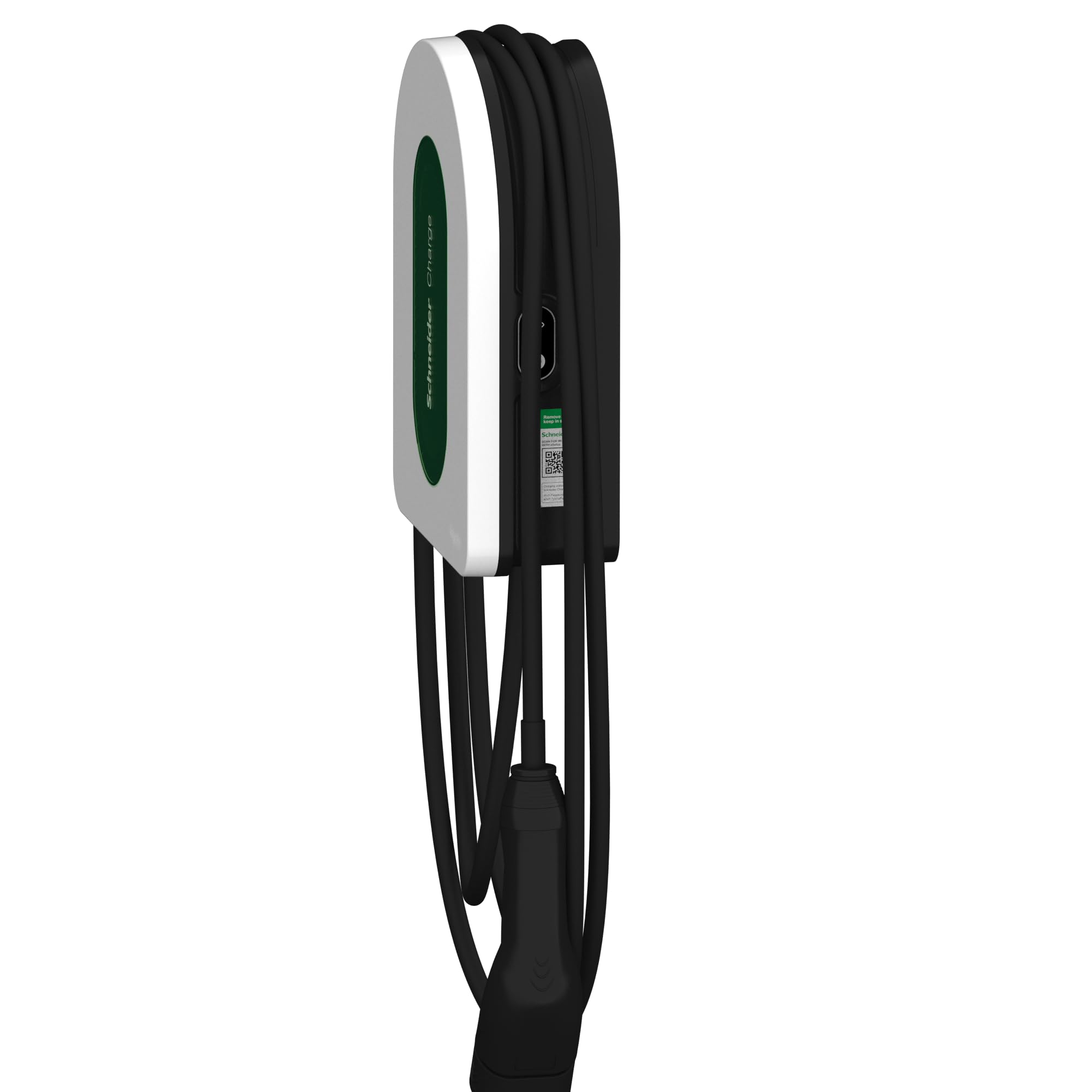 Schneider Electric Smart Wallbox Schneider Charge, 11 kW, Columna de Carga para Coche eléctrico, Cable T2 de 5 m, detección de 6 mA, Control de aplicación, Interior y Exterior