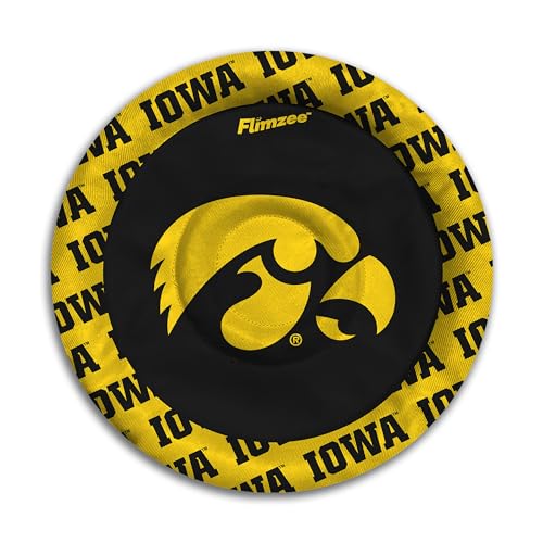 Image of YouTheFan NCAA Iowa Hawkeyes Flimzee Bean-Bag Flying Disc