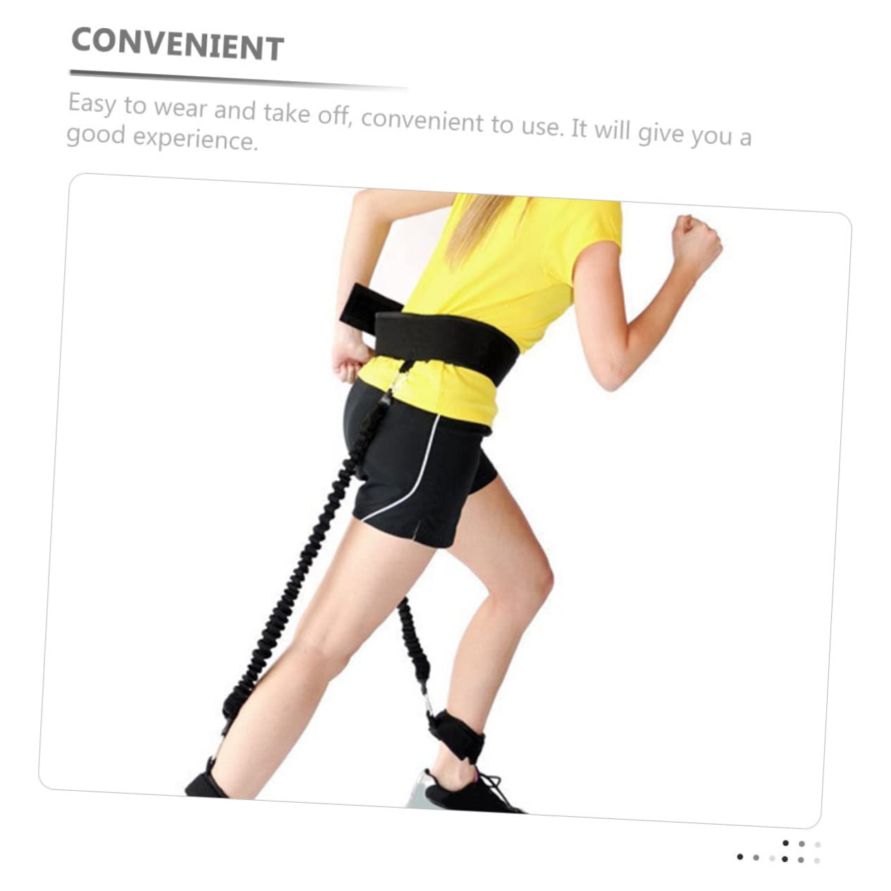 Mikinona Fasce Elastiche per Allenamento Gambe Cavigliere Regolabili in Neoprene e Pelle Rigenerata, per Allenamento Forza e Salto Sia Indoor che Outdoor