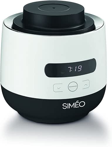 SIMÉO - Yaourtière Fromagère YVA760 20W pour Yaourt Maison Classique,