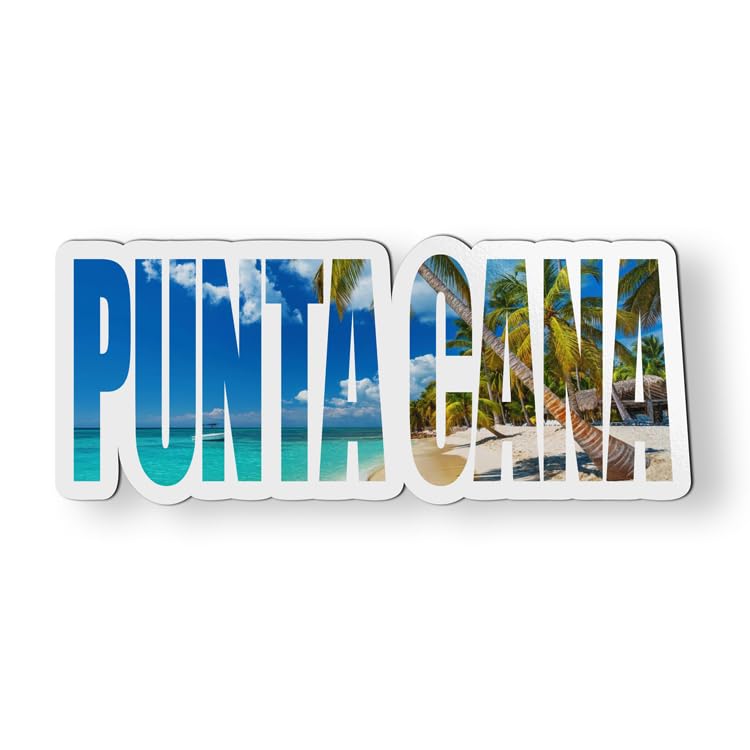 Imán Punta Cana para refrigerador metálico 5 pulgadas