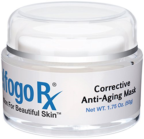Delfogo Rx Corrective Anti-Aging Face Mask - Enriched with Peptides and Antioxidants - Revitalizing Gel with SNAP-8, Matrixyl 3000, Palmitoyl Oligopeptide, and Hyaluronic Acid