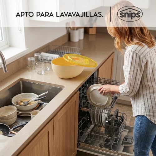 Miniatura 6 de Snips Guarda Melón 2 L, Contenedor para Melón y Rodajas de Melón, Recipiente para Nevera 23,5 x 18 x 11 cm, Apto Lavavajillas, Made in Italy