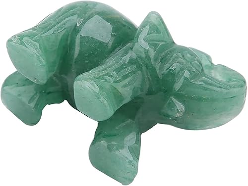 Miniatura 8 de Watris Veiyi Figura de elefante de jade natural de 2 pulgadas decoración de elefante verde elefante de piedra natural figura de elefante tallado