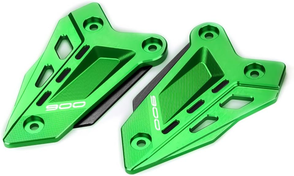 Modeer For Z900 2018-2023 2024 2025 Z900SE 2022-2025 Motorcycle CNC Footrest Pedal Protector Foot Peg Heel Plates Guard Cover 2024 2025 z900 se Accessories (green-black)