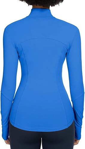 Miniatura 3 de Womens Running Jackets Athletic Workout Scrub Jacket Track Full Zip Up Gym for Women Yoga Top