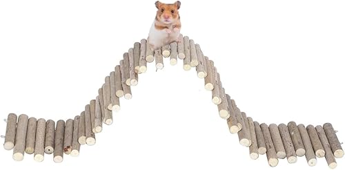 Zerodis Juguetes para hámster, valla flexible de madera para puerta, hámster, juguetes para masticar, decoración, plataforma de escalada de pie para Zerodis Juguetes para hámster, valla flexible de madera para puerta, hámster, juguetes para masticar, decoración, plataforma de escalada de pie para