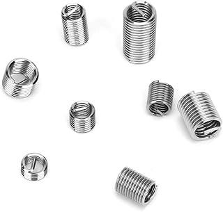 110pcs Coiled Wire Thread Insert Thread Screws, Stainless Steel Sleeve Set, Versatile Thread Repair Kit for Home Repair.