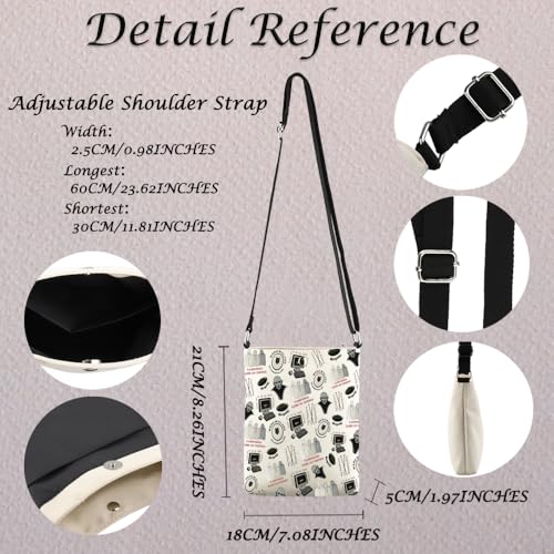 MNIGIU WWDITS Horror Tv Show Inspired Gift Vampire Tv Show Crossbody Bag for Tv Show Fans3