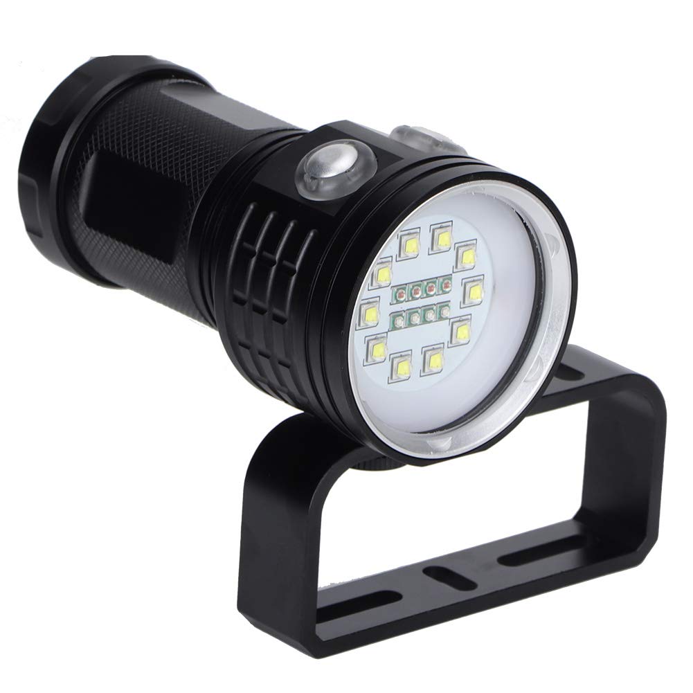 Wodoodporna super jasna latarka LED IP68 do nurkowania do sportów wodnych na świeżym powietrzu (B11)
