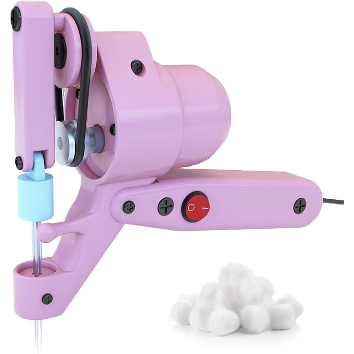 XNZJHPP Electric Needle Felting Machine, Handheld Wool Felting Tool for Quick Felting, Wool Felt Poking Tool Poking Needle,Ones-Button Switch, for DIY Wool Painting and Felting Crafts