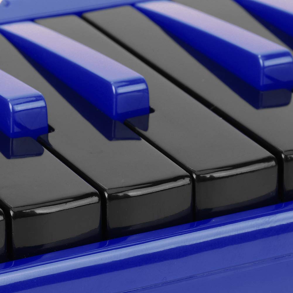 Melodica 37 Teclas, Instrumento Musical de Viento con Bolsa de Transporte Adecuada para la Pr¨¢ctica de Principiantes(Azul)