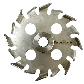 Cosmostar Stainless Steel Mixing Blade 5 Gallon Paint Mixer Stirring Propeller Tools for Paint Epoxy, Resin, Silicone Stirrer Paddle Works with 0.47/0.67 Shaft Rod