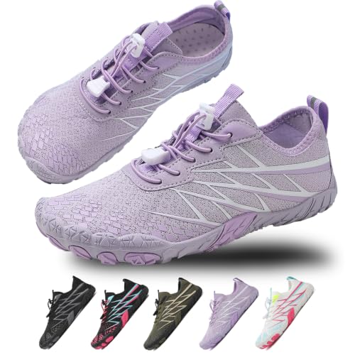 Image of Hike Barefoot Shoes Women Men Pro Water Footwear Wide Toe Box Non-Slip Unisex Athletic Outdoor Running Shoes