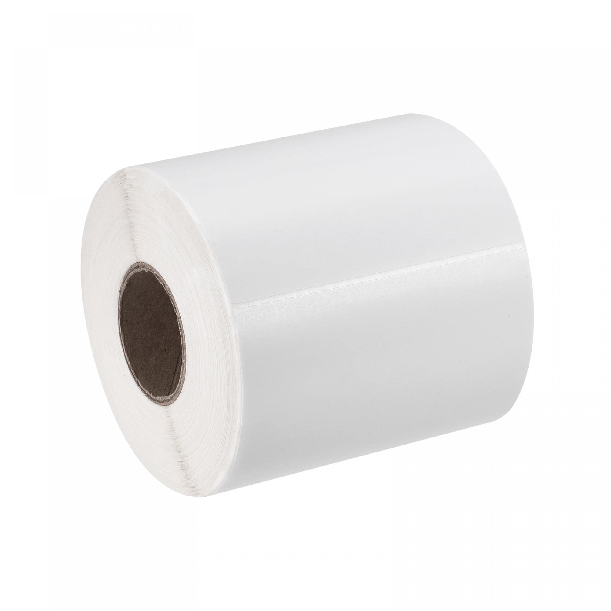 sourcing map Direct Thermal Label Shipping Stickers 4x3.15 Inch in 1 Row for Packaging, Craft Projects White 500 Labels 1 Roll