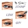 iMethod Eyeliner Stamp - 2 Pens Winged Eyeliner Stamp, for All Eye Shapes, Winged Eyeliner Stamp, Perfect Wing Cat Eye Liner, Waterproof & Smudge-proof, 10 mm