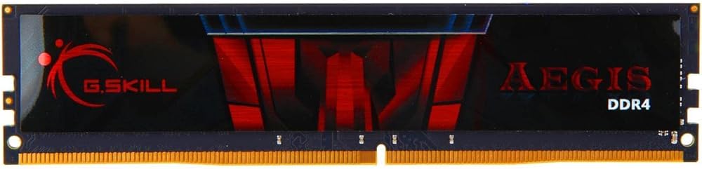 G.SKILL Aegis, 16GB (1 x 16GB) DDR4-2666MHz 288-Pin SDRAM CL19 Desktop Memory - View 1