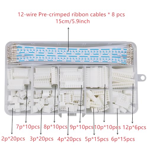 Kit de conectores XH 2.54mm con cables pre-crimpados miniatura 2