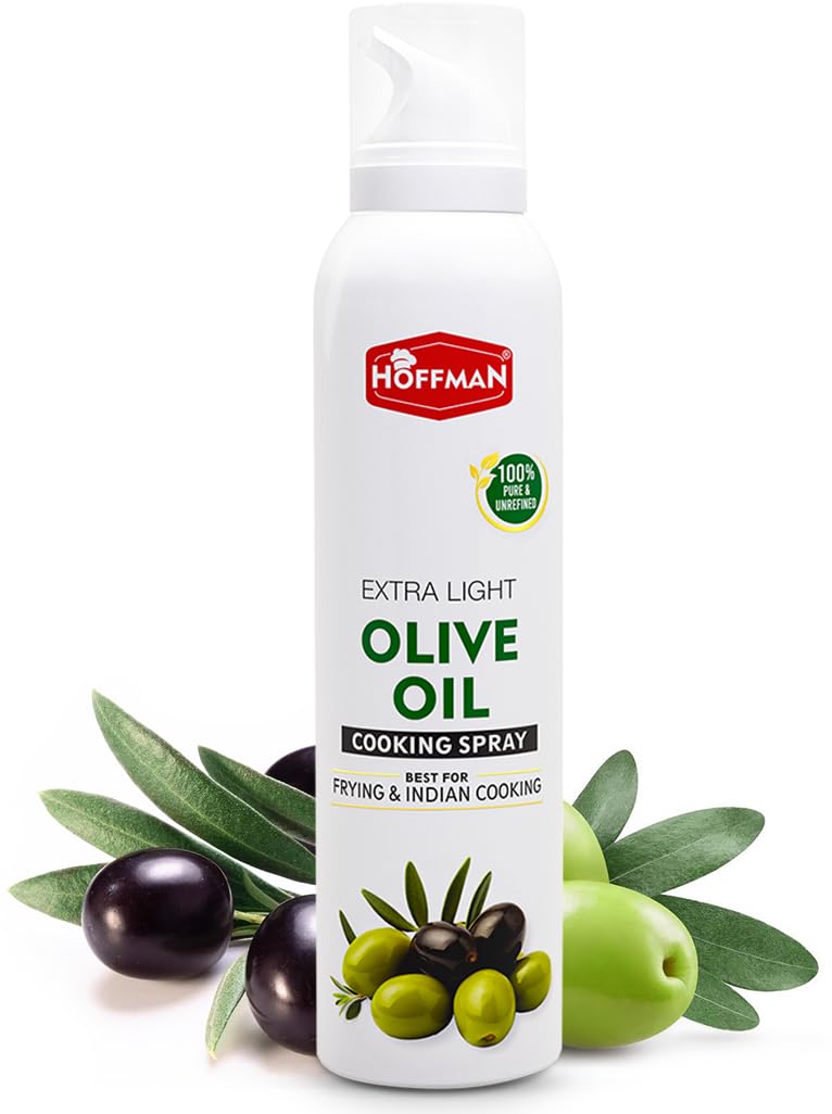 HOFFMAN Premium Cold Pressed Olive Oil (200ml Spray, Extra Light)