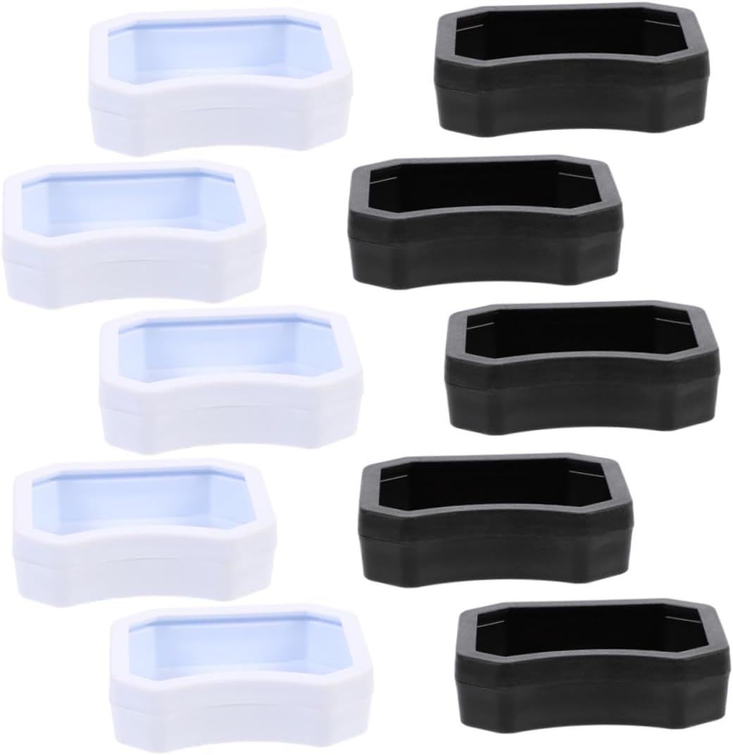 Toddmomy 20pcs Reptile Food Basin and Water Bowl Set, Small Plastic Feeding Bowls for Geckos, Snakes, Tortoises, and Amphibians Terrarium Accessories