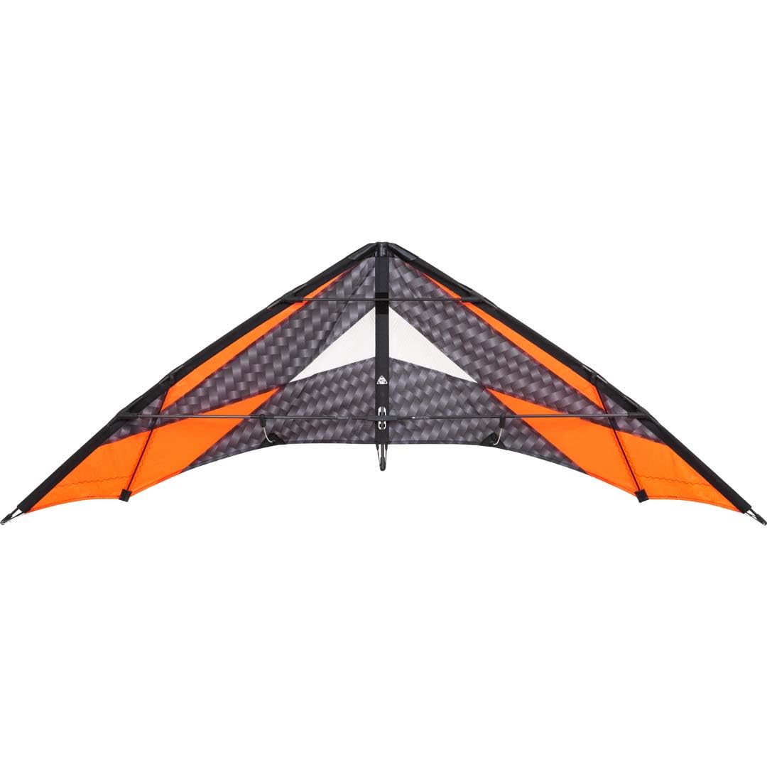 HQ Arrow S Fireline - Aquilone acrobatico a 2 linee - Speed Kite Expert - Telaio in carbonio - Pilota confermato - Vento fino a 60 km/h - Consegnato nudo (senza linee e maniglie)