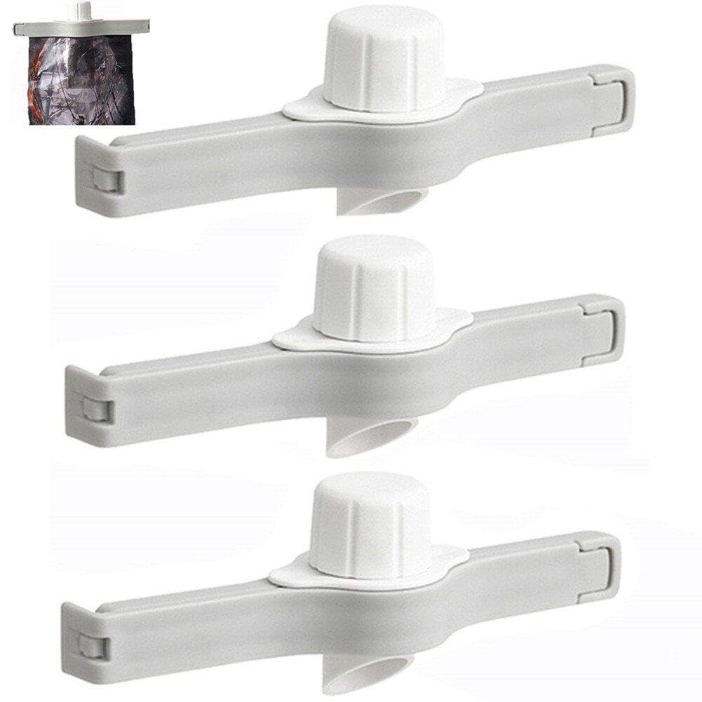 Bag Clips with Cap Pour Spout for Food Storage Reusable Bag Sealer Clips Food Pour Clip for Home Kitchen