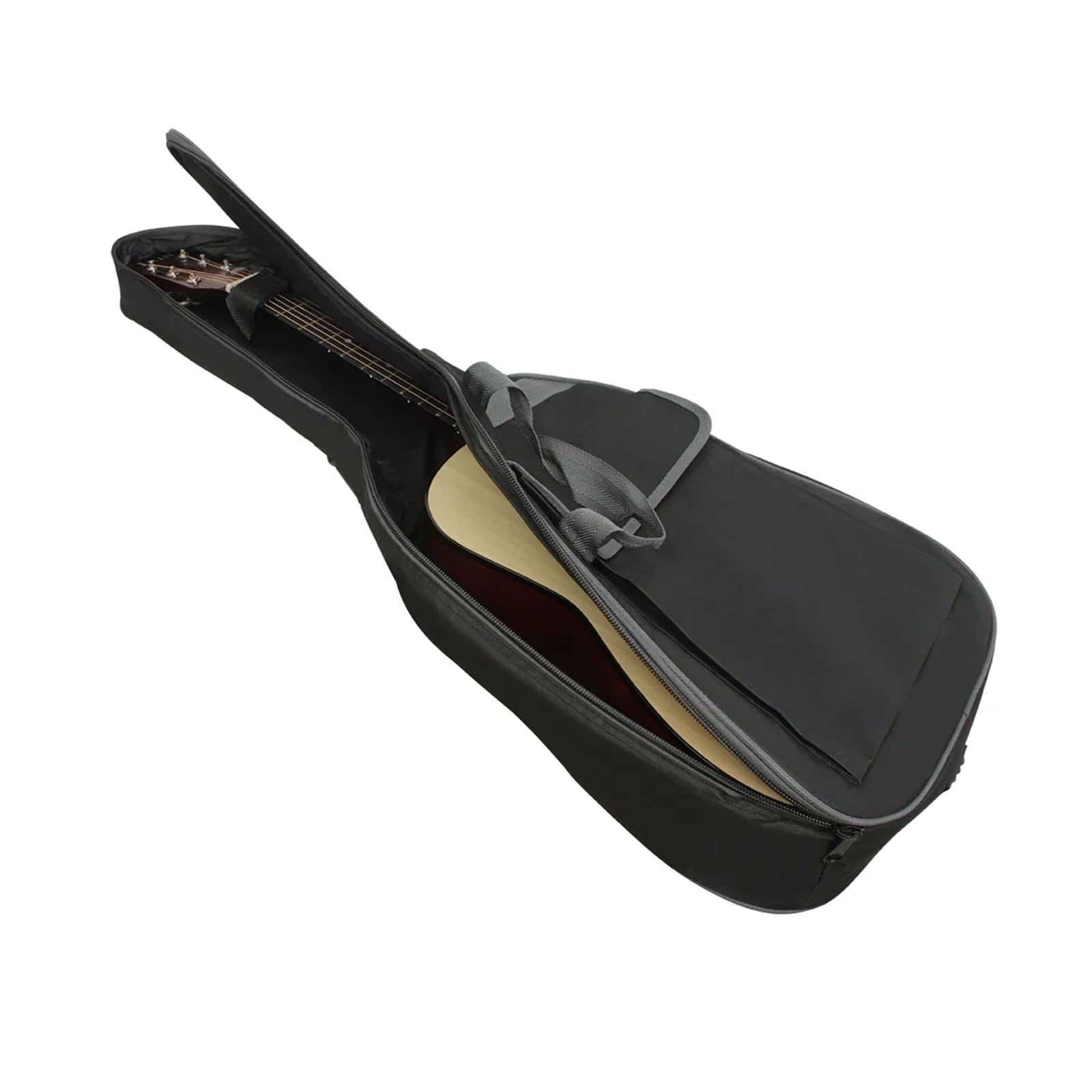 Generisch 38 Zoll wasserdichte Oxford-Gitarrentasche, Gepolstert | 38 Zoll wasserdichte Oxford-Gitarrentasche, dick mit Baumwolle gepolstert, doppelte Riemen