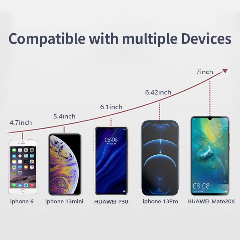 Miniatura 7 de OATSBASF Soporte de teléfono para automóvil, soporte para teléfono de coche por gravedad, soporte para teléfono manos libres, soporte para