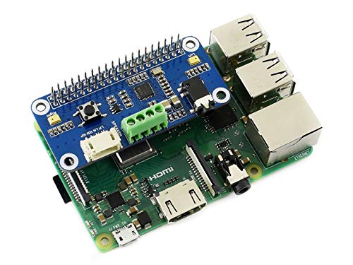 Waveshare Sound Card HAT, Integrates WM8960 Stereo CODEc, Compatible with Raspberry Pi - Image 3