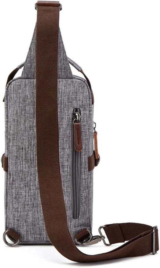 [IMUTIS] ショルダーバッグ メンズ 斜めがけ ユニセックスカジュアルキャンバスチェストショルダーバッグ 通勤 旅行