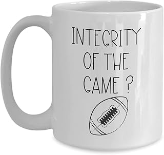 Football Bribery Scandal 2022 Mug, Professional Football Scandal Coffee Cup, Unique Birthday for Sports Fanatic, Integrity of the game