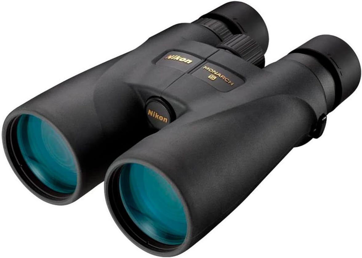 Nikon MONARCH 5 20x56 Binocular - 56mm Objective Lenses, High Light Transmission, Multilayer-Coated Optics - Waterproof Fogproof Shock-Resistant Tripod Adaptable Outdoor Hiking Hunting Binoculars
