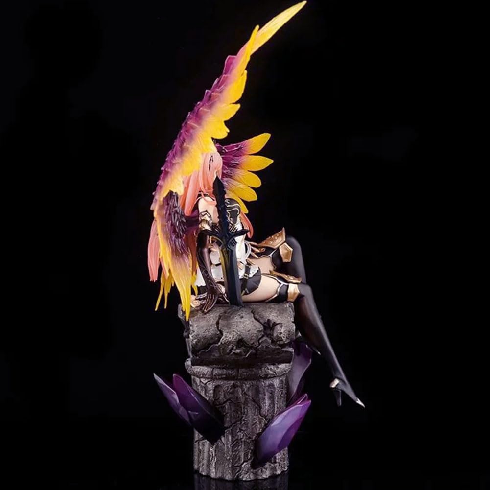 Amazon.com: HBGIAY Dark Angel Olivia Anime Figure with Wings
