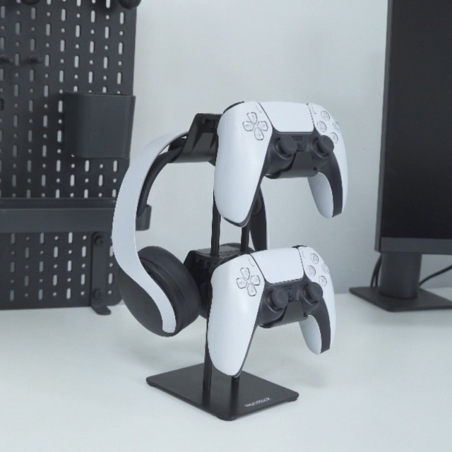 オフィス家具 PREDUCTS Gamepad Hanger & Mount for PS5 Brainwavz Game Controller Wall Mount (2 Pack) Holder Hanger