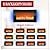 Northwest 80-BL31-2001 Electric Fireplace-Wall Mounted with 13 Backlight Colors, Adjustable Heat and Remote Control-31 inch, 31", Black