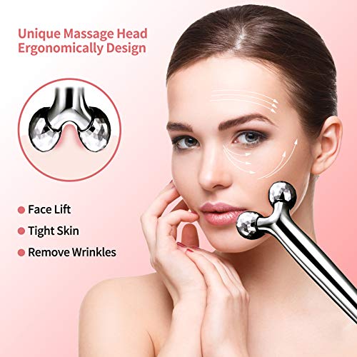 Face Roller Facial Roller Face Massager For Face Lift - Facial & Body Beauty Roller Skin Care Tool For Face, Eyes, Neck, Body #TOP6