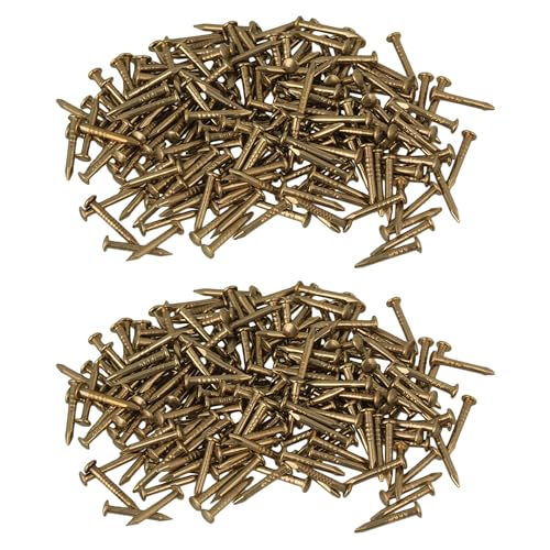 200 clavos decorativos de aleación de cobre para muebles 0.4x0.1 pulg miniatura 1