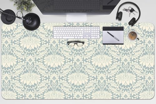 Couverture de bureau facile à nettoyer contre les taches et rayures motif vintage 100x50 cm