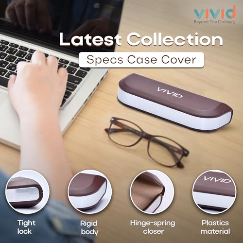 Image of Unisex Lightweight Specs Hinge-Spring Eyewear Dabbi Abs Hard Case Cover